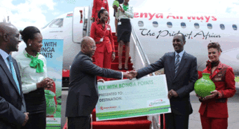 Kenya Airways and Safaricom launch “Fly with bonga points” pact