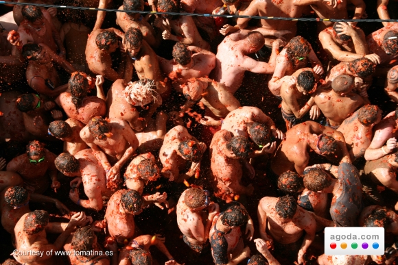 Asia’s leading hotel booking site Agoda announced hotel deals for Spain’s tomato festival La Tomatina on August 28 2013