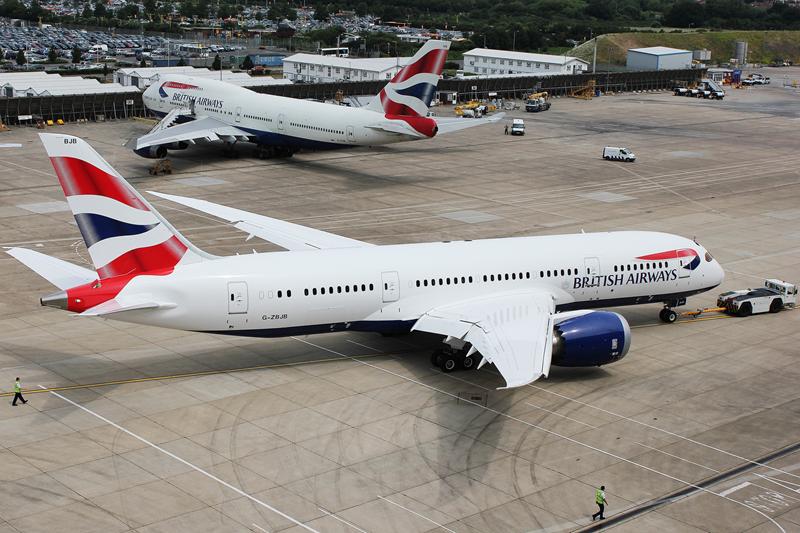 Heathrow welcomes quieter aircraft, the British Airways’ first Boeing 787 Dreamliner