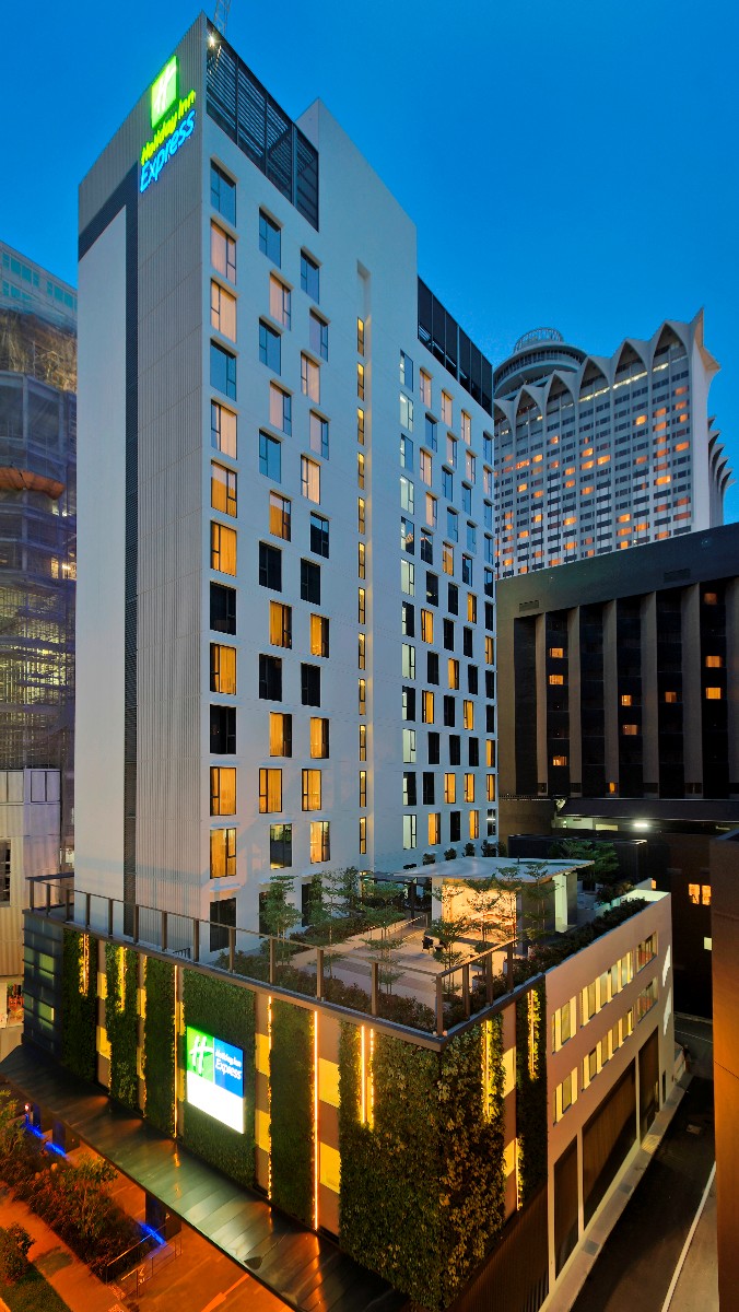 InterContinental Hotels Group opened the first ever Holiday Inn Express in Singapore on Orchard Road