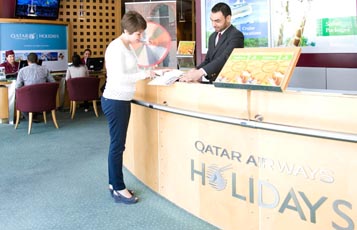 Qatar Airways' Holidays Office at Airport Road