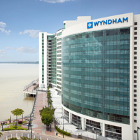 The 179-room Wyndham Guayaquil, located in downtown Guayaquil along the Guayas River, is the first hotel in Ecuador to fly the Wyndham Hotels and Resorts® brand flag and the fifth Wyndham Hotel Group property in the country. - See more at: http://www.wyndhamworldwide.com/media/press-releases/press-release?wwprdid=1462#sthash.QhSw3yib.dpuf