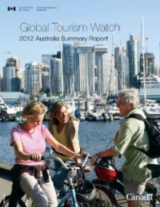 Canadian Tourism Commission's Global Tourism Watch Australians kept their wanderlust in 2012
