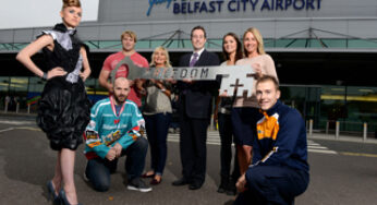 George Best Belfast City Airport and The A21 Campaign partner over human trafficking awareness event entitled “Frocks for Freedom”