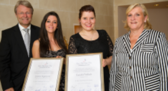 Promising young employees award “The Egon Steigenberger Prize” won by Josina Ingrassia and Carola Födisch