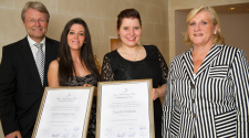 Promising young employees award “The Egon Steigenberger Prize” won by Josina Ingrassia and Carola Födisch