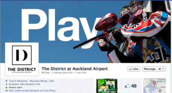 The District at Auckland Airport launched Facebook page