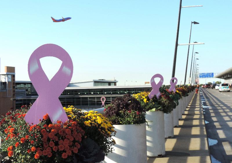 Chicago's Airports goes pink for Breast Cancer Awareness Month