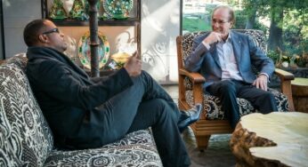 Four Seasons founder Isadore Sharp met with Nevis Deputy Premier the Honourable Mark Brantley in his private residence in Toronto