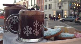 Enjoy designer hot chocolate cocktails at Beverly Wilshire during holiday shopping excursion on the world-famous Rodeo Drive