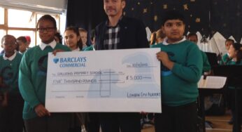 London City Airport donates for new music block facility at Gallions Primary School