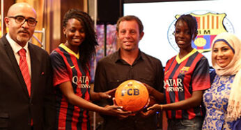 Qatar Airways promoted the launch of FC Barcelona’s first official club in Kenya – Penya Barcelonista Mashariki (PBM)