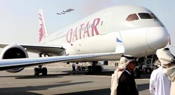 Qatar Airways showcased Boeing 787 Dreamliner On Static Display at this year’s Bahrain International Air Show