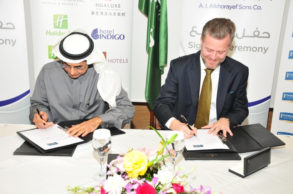 IHG signed 20-year management agreement with Al Khorayef & Sons Co for Staybridge Suites hotel in Al Khobar, Saudi Arabia 