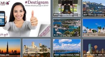 Qatar Airways launched its first international Instagram contest: #destigram