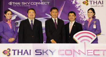 Thai Airways International (THAI) introduced WiFi on board THAI’s Airbus A330-300 and A380-800 aircraft