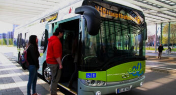 Braunschweiger Verkehrs-AG’s first electric bus with Bombardier PRIMOVE technology began revenue service in Germany