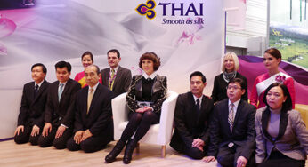 Her Royal Highness Princess Ubolratana visited Thai Airways International’s boot at the Asia Pavilion at ITB 2014