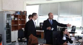 Students played the role of executive directors at Sofia Airport for a day