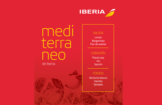 Iberia becomes the first airline to create its own scent “Mediterráneo de Iberia” 