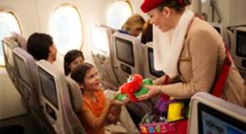 Emirates announced it carried over 2 million children last year