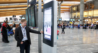 Oslo Airport launches new self-service information kiosks to help passengers navigate their way around Norway’s main airport