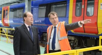 Rail Minister and Wimbledon MP Stephen Hammond unveiled major new investment in one of UK’s busiest rail maintenance depots the Wimbledon depot