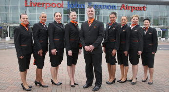 easyJet celebrates 15 years of operation from Liverpool John Lennon Airport by welcoming 17 new Cabin Crew