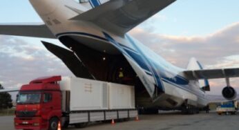 Air Partner partners with Ruslan International to move an entire portable hospital on behalf of a Middle Eastern ruling family