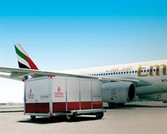 Emirates SkyCargo announced it transported more than 313,000 tonnes of time and temperature sensitive goods in 2013