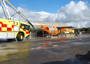 Bristol Airport’s Rescue and Fire-Fighting Service opened new £950,000 fire-fighting training facility