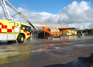 Bristol Airport’s Rescue and Fire-Fighting Service opened new £950,000 fire-fighting training facility  
