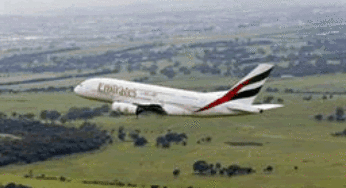 Emirates’ Airbus A380 makes one-off trip to Manila to celebrate the airline’s move to the Ninoy Aquino International Airport Terminal (T3) and its commitment to the Philippines