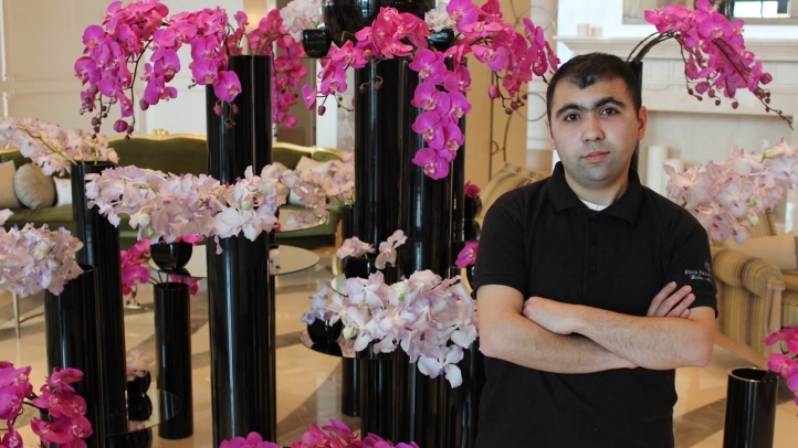 Four Seasons Hotel Baku florist Bayram Nasradullayev wins Prix Villégiature Award for Best Hotel Floral Arrangement in Europe