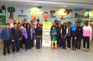 Toronto Pearson and Arts for Children and Youth (AFCY) unveiled new mural designed to welcome passengers to Terminal 3 