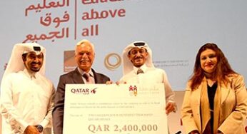 Educate A Child receives 2.4 million Qatari Riyal donation as part of the Qatar Airways partnership