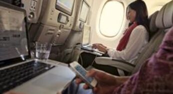 Emirates announced more than 200,000 passengers have used its free onboard Wi-Fi since October this year