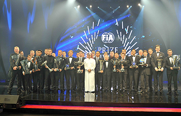 The FIA General Assembly and Prize-Giving Ceremony held in Doha attracted many of the world’s top motor sports personalities, including 2014 Formula One World Champion Lewis Hamilton and World Rally WRC2 Champion Nasser Al-Attiyah.