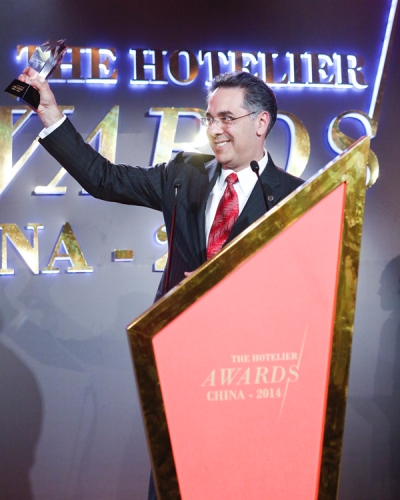 Four Seasons Hotel Guangzhou's general manager Bahram Sepahi became the General Manager of the Year at The Hotelier Awards China in Shanghai 