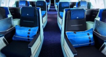 Improvements to the World Business Class in KLM’s Boeing 747 fleet met with high customer approval according to recent survey