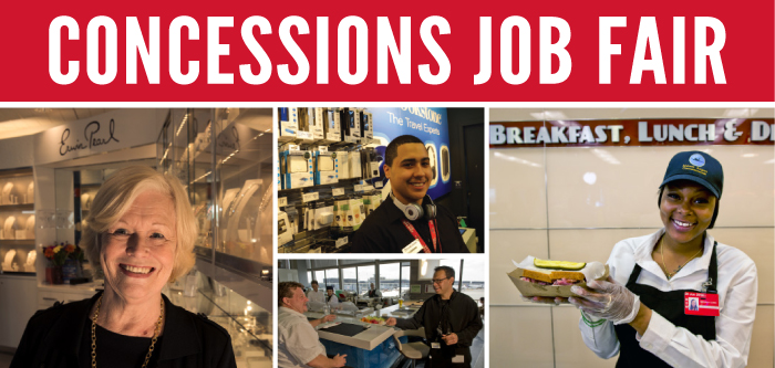 CDA Concessions Job Fairs at O'Hare and Midway International Airports on February 24 and March 3, 2015 
