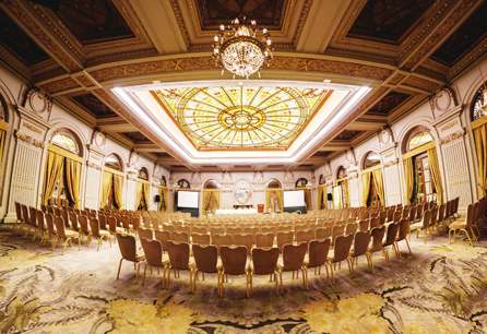 Athénée Palace Hilton Bucharest announced completed refurbishment of its meeting space. Credit: Hilton Hotels & Resorts.