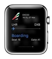Emirates launches its Apple Watch app 