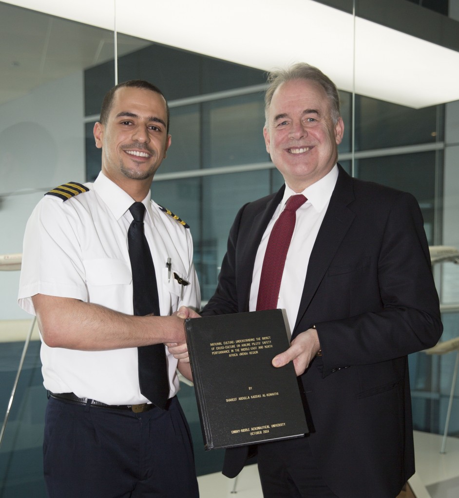 James Hogan and Shareef Al Romaithi at Etihad Airways Headquarters