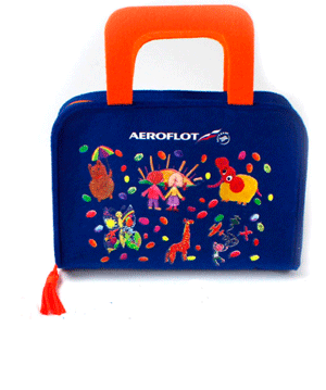 International Travel Plus Airline Amenity Bag Awards recognized Aeroflot children amenity kit 