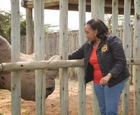 Serena Hotels’ property in Nanyuki Olpejeta House hosted Cabinet Secretary for East African Affairs, Commerce and Tourism on her visit to Olpejeta Conservancy