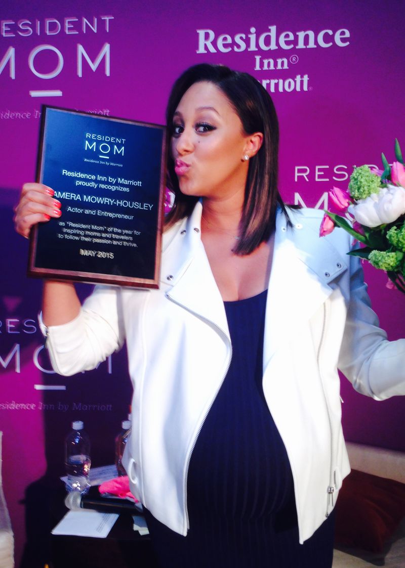 Residence Inn by Marriott honors Tamera Mowry-Housley as its 2015 Resident Mom of the Year 