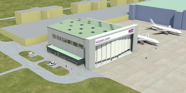 The new hangar of low cost carrier Wizz Air at Budapest Airport will open on 1 September 2015 