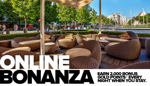 Club Carlson launches Online Bonanza promotion; offers members the opportunity to earn 2,000 bonus Gold Points® per night