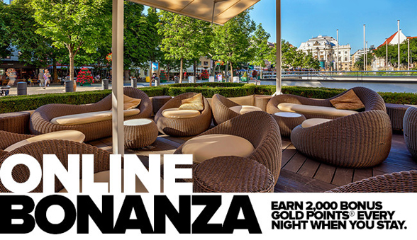 Club Carlson launches Online Bonanza promotion; offers members the opportunity to earn 2,000 bonus Gold Points® per night 